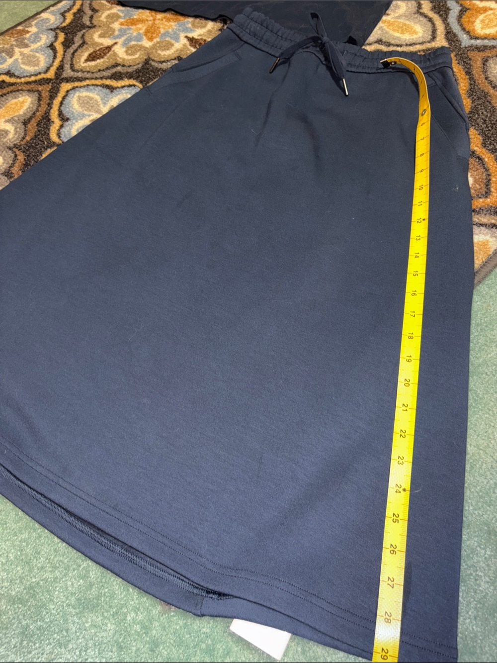 lululemon athletica Navy A-Line Drawstring Skirt w/ sleeveless Top - Picture 11 of 13
